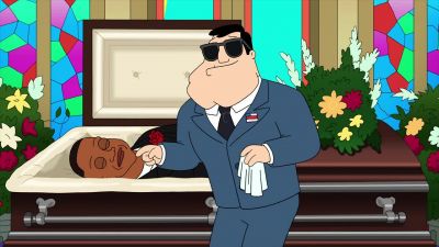 Wait, Steve, that's good.
Ow, ow! - American Dad!