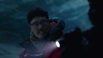 Wait. The tracks lead
down there, which means... - Aquaman and the Lost Kingdom