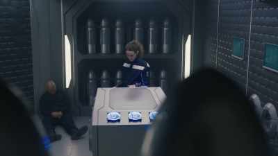 Wait, there'’s a control panel.
It needs a passcode to get in. - The Ark