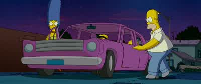 Wait There's something I have to getWhat'd you get Our wedding videoWe have a wedding video Torch his gas tank - The Simpsons Movie