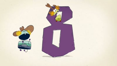 -Wait! Wait on that eight.
-What's that? - StoryBots: Answer Time