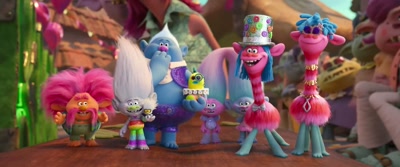 Wait. Wait, wait, wait.
Don't tell me, um… - Trolls Band Together