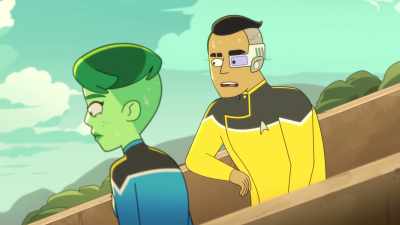 Wait, if we're tiring him out, - Star Trek: Lower Decks