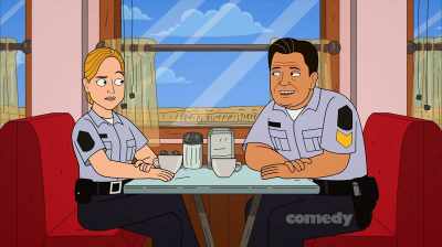 - Wait, what?
- A first name adjective, like Mad Max. - Corner Gas Animated