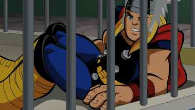 Wait. What fiends seek
to cage mighty Thor? - The Super Hero Squad Show