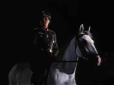 Wait, who's going ?! 
"Captain Danhoff of the German Army." - Miracle of the White Stallions
