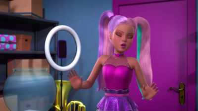 Wait, you you can't see me
here... forget. - Barbie: A Touch of Magic