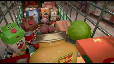 Wake up!
They're lying to your fucking faces! - Sausage Party