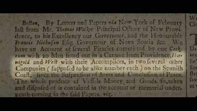 Walker's complaints
are also picked up by the press. - The Lost Pirate Kingdom