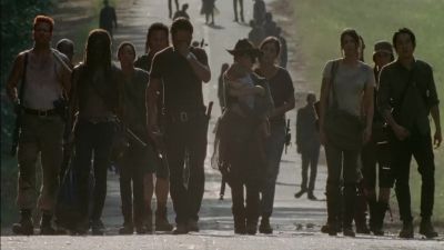 ( Walkers snarling ) - The Walking Dead