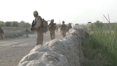 Walled compounds like this one fill Helmand Province, - The Hornet's Nest
