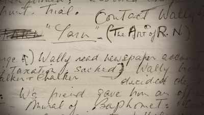 "Wally read
the newspaper account - The Witch of Kings Cross