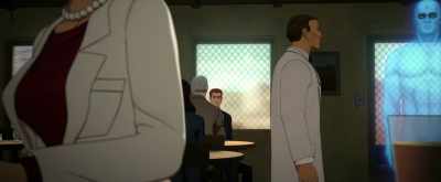 Wally steers me
to a crowded bar. - Watchmen: Chapter I