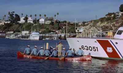 Walsh, drop the boarding ladder. - The Boatniks