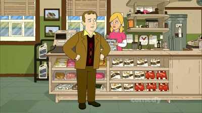 Wanda, what's this nonsense
about Brent and Hank - Corner Gas Animated