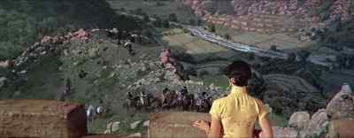 Wang's headquarters were in an old
Buddhist monastery in the mountains. - The Left Hand of God