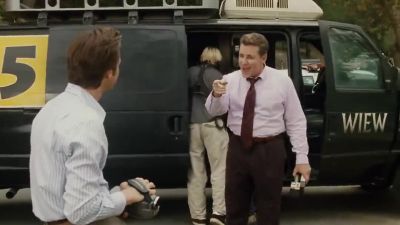 Hey kid You wanna make 10 bucksYou know how to use one of these thingsDuhSeems to be in tune Let's do this - Bruce Almighty