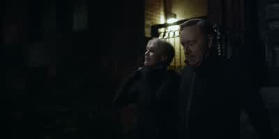 Want me to drive alongside you, sir? - House of Cards