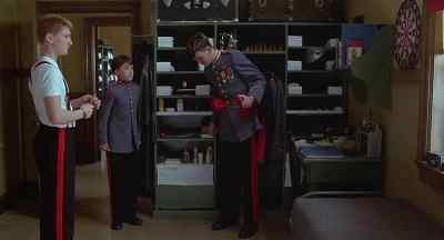 Want me to touch up your shoes, sir? - Taps
