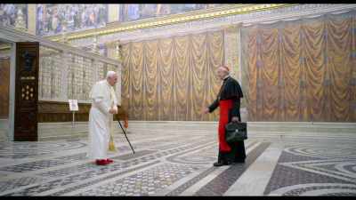 Wanted to experience the moment with you. - The Two Popes