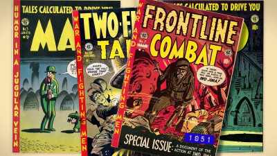 War comics at a time where
the equivalent of Sergeant Rock - 30 Years of Garbage: The Garbage Pail Kids Story