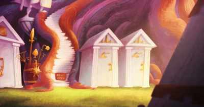 (warbling, whooshing) - Legend of the Three Caballeros