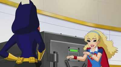 Warning,
burglary attempt detected. - DC Super Hero Girls: Legends of Atlantis