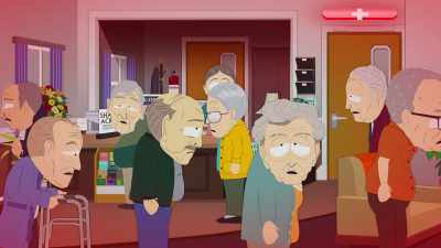 Warning. Warning.
Old person has escaped. - South Park: Post COVID