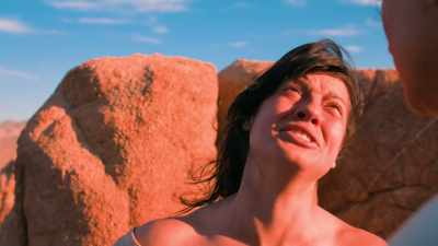 Was she down there? (sobs) - Over The Red River