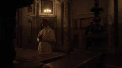 Was it hard, close off
the basilica to tourists? - The Young Pope