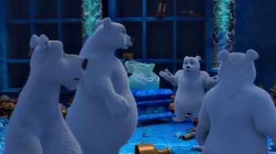 Was it not obvious to everyone
that it was a trap statue? - Norm of the North: Family Vacation