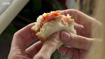 Was novel, to get a sandwich in a package? - Back in Time for Dinner
