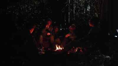 ...was on an overnight hike
with my Bible class. - Private Benjamin