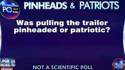 Was pulling the coming attraction
pinheaded or patriotic? - Explained