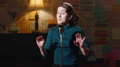 Was punching in
on the time clar... - The Marvelous Mrs. Maisel