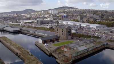 Was the harbour to remain redundant,
lost forever? - Scotland from the Sky
