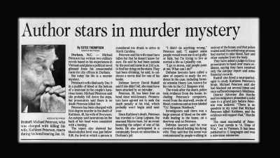 WAS THIS JUST A TRAGIC,
DEATHLY FALL DOWN A STAIRCASE, - An American Murder Mystery: The Staircase