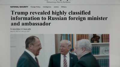 - Washington Post is reporting
that President Trump revealed - From Russia with Lev