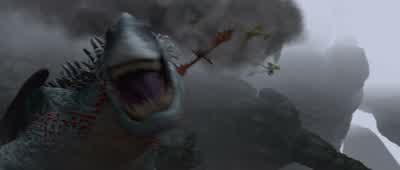 Ruff Tuff Watch your backsMove FishlegsLook at us We're on a dragon We're on dragons All of usUp Let's move itEvery bit the boar headed stubborn Viking you ever were - How to Train Your Dragon
