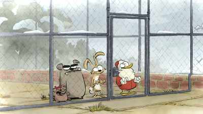 - Watch, daddy! Watch him fly!
- Oh, yeah... Well, he was. - The Big Bad Fox and Other Tales