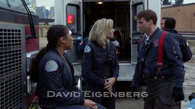 Watch his heart rate.
It's pretty amped up. - Chicago Fire