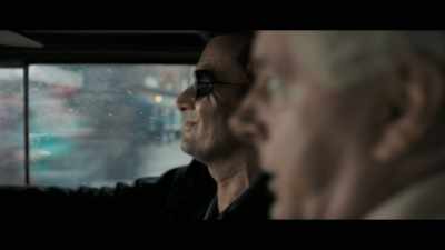 - Watch out for that pedestrian.
- [CAR HORN HONKS] - Good Omens