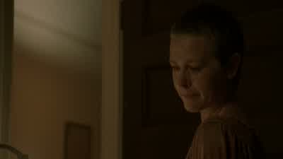 Watch out, I got stitches. - The Walking Dead