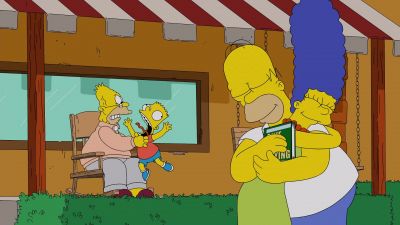 (watch shatters) - The Simpsons