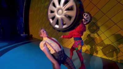 Watch where you're going,
puny dude! - The SpongeBob Musical: Live on Stage!