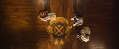 Watch where you're goingI can'tWho are you talking toMeI just heard you in my headI'm telepathic I read mindsWell stay out of mineI don't need some weird girl creeping around in thereDon't worry Scott There's not much to seeHey wait I didn't tell you my - X Men: Apocalypse