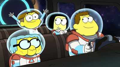 Watchin' one blow up.
Man, that was awesome. - Big City Greens the Movie: Spacecation
