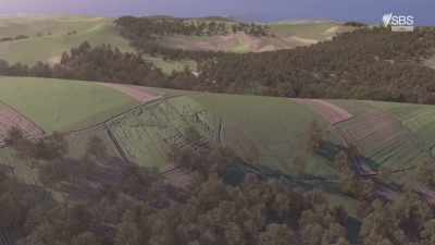 Water flowed along this channel,
thanks to gravity, - Roman Megastructures