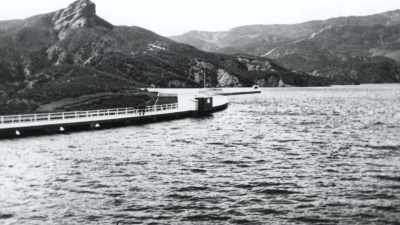 Water was leaking under
the dam's west side. - Flood in the Desert