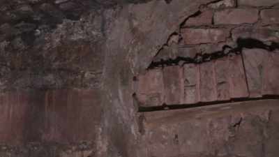 Water percolated
through the structure - Mysteries of the Abandoned